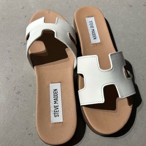 White Flip Flops